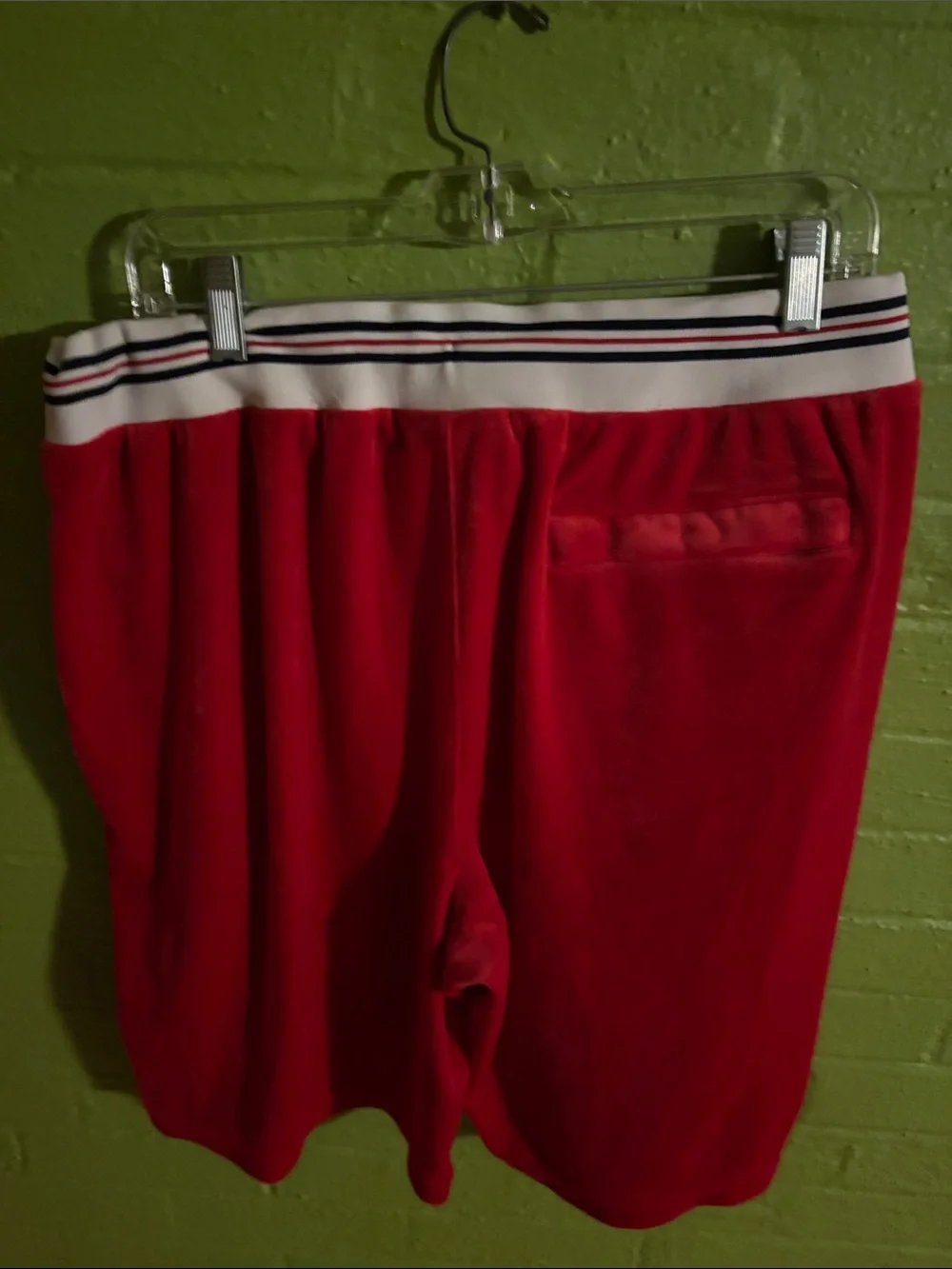 Fila Red Men’s Athletic Shorts with Striped Waistband